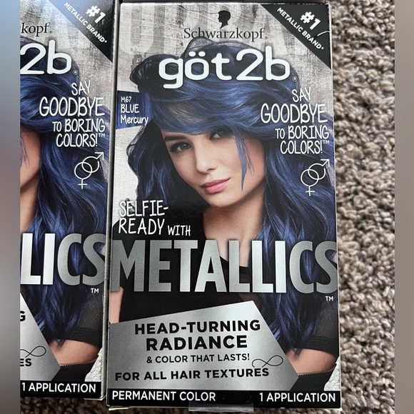 NEW Got2b Blue Hair Dye - Picture 2 of 4